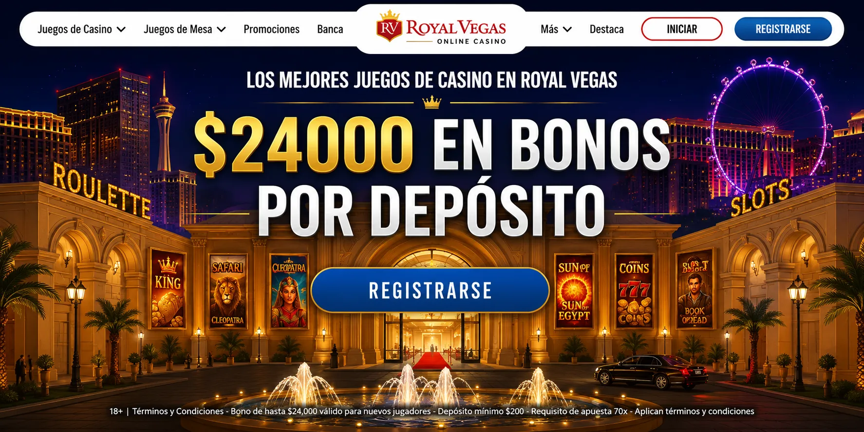 Royal Vegas Casino mejores casinos: Las promociones más gratificantes en México